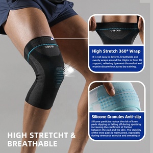 Genouillère de compression respirante et résistante VBOSI pour une <span class=keywords><strong>protection</strong></span> complète lors de la course, du basketball, de la gym et de l'entraînement physique - Product Image 3