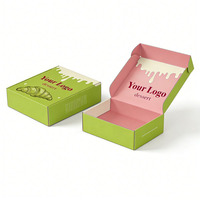 Boîte à gâteau pliable écologique à impression numérique, boîte à biscuits, à pain, à pâtisserie, boîte rigide pour beignets, macarons, emballages en papier