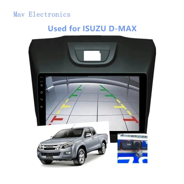 Android Audio Được Sử Dụng ForIsuzu D-MAX DVD Player Car Video Navigation GPS 2.5D Toàn Màn Hình Cảm Ứng Hỗ Trợ Lùi Xe