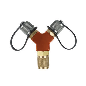 Adaptateur en <span class=keywords><strong>Y</strong></span> durable 3/8\" - Construction en laiton pour évacuation sous vide profond, 3/8x3/8x3/8, Utilisation domestique et industrielle pour la climatisation - Product Image 3