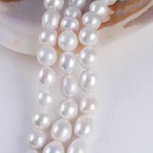 Perles d'eau douce naturelles semi-finies Edison Tail de 11-14 mm pour la fabrication de colliers et d'accessoires de bijoux en gros - Product Image 3