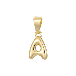 Collar con Colgante de Letra en Forma de Burbuja, Chapado en <span class=keywords><strong>Oro</strong></span>, Estilo Moderno, de la A a la Z, para Aniversarios y Ocasiones Especiales - Product Image 5