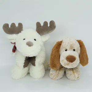 Бесплатный образец в виде рождественского оленя плюшевые Лось Олень игрушки для детской одежды для