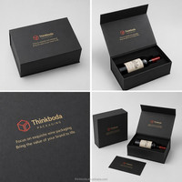 Coffret cadeau de vin violet de luxe avec insert en EVA personnalisé, accessoires, kit sommelier, boîte cadeau en papier rigide Bourgogne