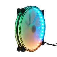 Ventilateur de refroidissement CPU pour PC Gaming, dissipateur thermique en cuivre ARGB 20cm 5V/3PIN à roulement fluide, silencieux 23dBA, garantie 1 an, pour boîtier d'ordinateur et refroidissement liquide