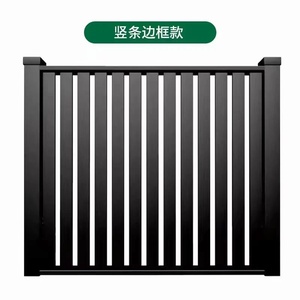 Clôture de jardin et de piscine en aluminium à lames verticales modernes, disponible en OEM, facile à installer soi-même, 1,80 m, pour usage résidentiel - Product Image 4