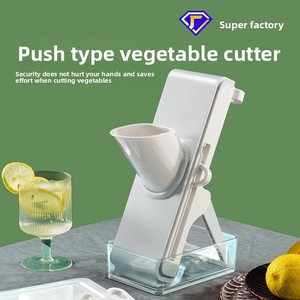 Taglierina per verdure multifunzionale in acciaio inossidabile accuratamente selezionata cucina affetta patate al limone per uso domestico zucchine ravanello - Product Image 6