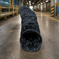 Conduit de ventilation minier pliable, ignifuge, antistatique, durable, professionnel, flexible, pour évacuation d'air, découpe JP