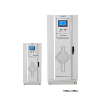 Stabilisateur de tension industriel automatique à colonne en cuivre haute puissance SBW-150KVA 456V 380V AVR triphasé servo statique 99%