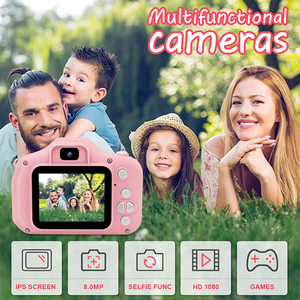 Tarjeta Sd de 32GB para niños, cámara de juguete Digital de impresión instantánea, Mini cámara de fotos de pantalla Ips de vídeo portátil pequeña para niños, regalo de cumpleaños - Product Image 4