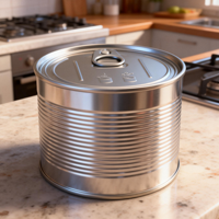 305 #   Couvercle à anneau de traction en aluminium de 78,3 mm de qualité alimentaire, facile à ouvrir, pour boîtes de poudre sèche, vente en gros, pour boîtes de lait en poudre