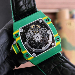 Reloj Mecánico Deportivo para Hombre, Diseño de Esqueleto, con Detalles Coloridos, Superventas - Product Image 6