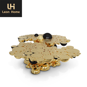 Mesa de <span class=keywords><strong>Centro</strong></span> de Lujo de Alta Gama para la Sala de Estar, Mesa de <span class=keywords><strong>Centro</strong></span> Moderna de Acero - Product Image 4