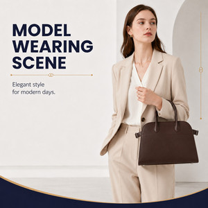 Borsa a tracolla <span class=keywords><strong>in</strong></span> pelle di sella senza tempo, <span class=keywords><strong>in</strong></span> vera pelle di cavallo, da donna, grande capacità, con tracolla regolabile, OEM ODM, all'ingrosso - Product Image 3
