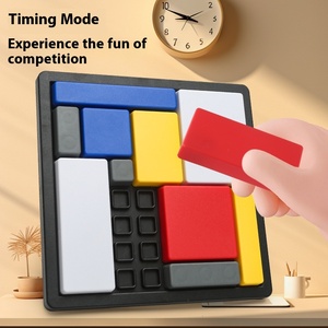 Cubos educativos interactivos para niños, bloques de construcción de plástico, juegos EN71, rompecabezas lógico para inteligencia de pensamiento lógico - Product Image 4