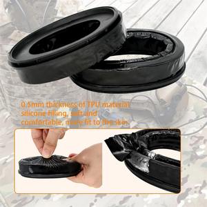 Ts Tac-Skyタクティカルシリコンイヤカップ<span class=keywords><strong>Msa</strong></span> Sordin Tci LiberatorIiタクティカルヘッドフォン用の交換可能なジェルイヤークッション - Product Image 3
