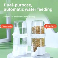 Distributeur d'eau suspendu en plastique écologique pour animaux de compagnie et accessoires de cage à nourriture pour oiseaux pour écureuil et perroquet