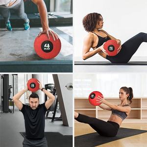 ลูกบอลยางน้ำหนัก1-10กก. ลูกบอลยางออกกำลัง2LB-20LB ไม่ลื่น - Product Image 5