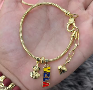 Pulsera de Moda Estilo Bohemio de Venezuela, Cadena de Cobre con Colgante de Mapa de Venezuela, Joyería de Regalo para Hombre y Mujer - Product Image 5