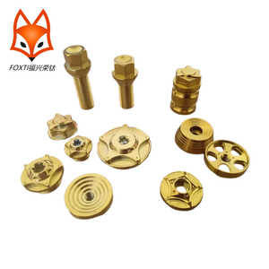 Pabrik asal yang sebenarnya baut titane polos frein à disque heng hexagone m5 * 15 mio pour honda Suzuki YAMAHA - Product Image 3