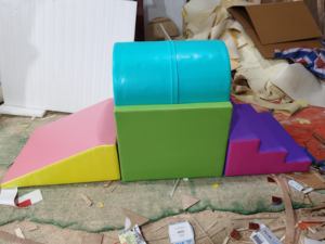 Beliebte White Purple Mädchen Kinder Softplay-Geräte Set Spielplatz Indoor-Klettern Softplay-Sets für Kinder Vermietung Combo Softplay - Product Image 6