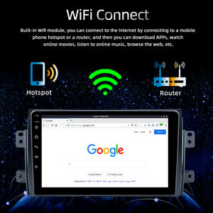 REAKO 9 pollici per <span class=keywords><strong>Suzuki</strong></span> <span class=keywords><strong>SX4</strong></span> 2006-2014 Android lettore multimediale per auto WIFI GPS retromarcia telecamera IPS Touch Screen - Product Image 3