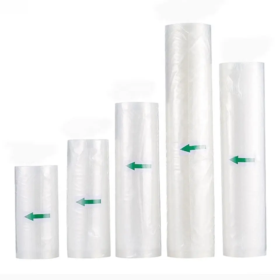 Sealing Textured Packaging Vacuum Bags Neatening Storage Food Grade Plastic Nylon Vacuum Bags
