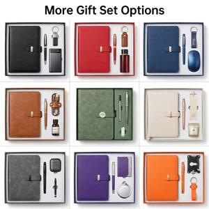 A5 Business Notebook <strong>Gift</strong> Box PU Leather Embossing Printing USB Flash Drive Promotional Refillable <strong>Gift</strong> <strong>Set</strong> for Office Meetings - Product Image 6
