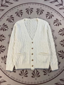 Pull en laine à boutons décontracté ajusté pour homme, style vintage classique <span class=keywords><strong>Ralph</strong></span>, style old money, imprimé animal, fermeture éclair, nouveauté 2025 - Product Image 3