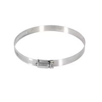 Collier de serrage en acier inoxydable pour conduit de ventilation flexible |   Bande de serrage robuste pour tuyau d'air de CVC |   Direct d'usine