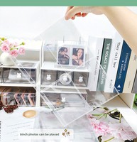 Album photo de mariage étanche avec 4 pochettes, couverture en PU, feuilles en PP, pages intérieures à emplacements pour cartes, à faire soi-même