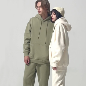 Oem Heavyweight Pullover Hoodie Printed Fleece Long Sleeve Cotton <b>Sweatshirt</b> Drop Shoulder Drawstrings Oversized Men's Hoodies - Product Image 1