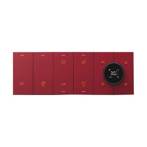 Sistema Inteligente de habitación de hotel personalizado, interruptor zigbee, tuya, WIFI, interruptor inteligente de 8 entradas, panel de 6 interruptores de luz - Product Image 1