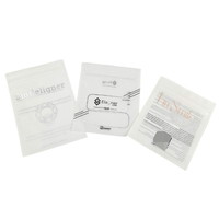 Sacs refermables plats personnalisés pour aligneurs transparents, emballage pour aligneurs orthodontiques