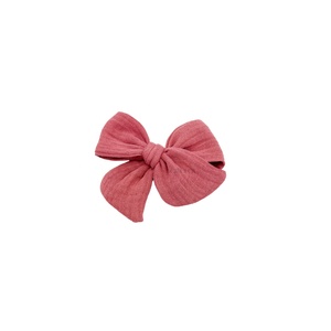 Noeud de pétale à pois suisses en coton doux <span class=keywords><strong>Moutarde</strong></span> et vin Noeuds à pois suisses pour tout-petits-Fille Taille et couleur personnalisées - Product Image 4