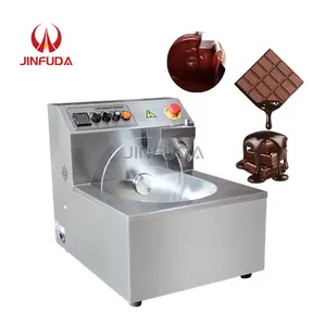 Máquina automática de modelagem e têmpera de chocolate pequena 8KG 15KG mini máquina de moldagem para fazer chocolate à venda