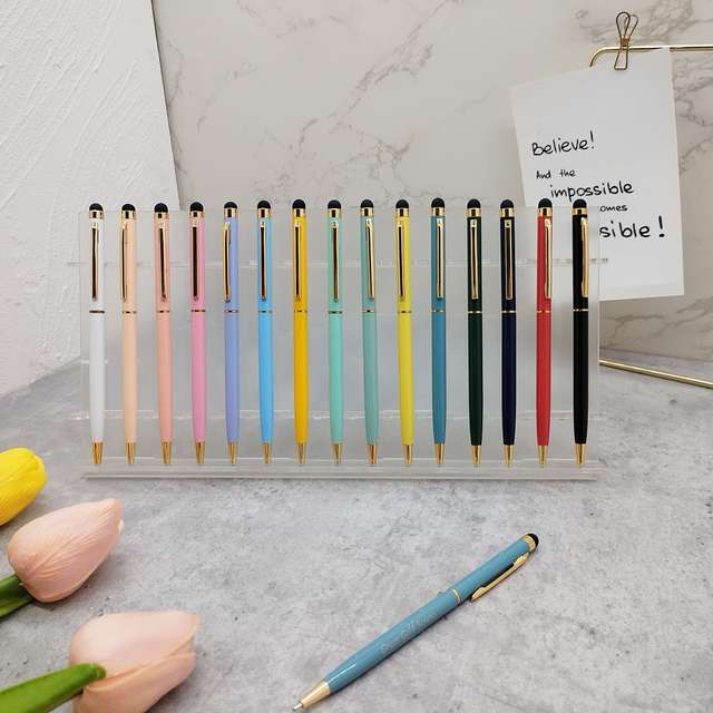 Manufacture Promotion Business Office Gold Gel Pen New Financial School Stationery Metal Pen 0.5mm Writing Limited Time Offer