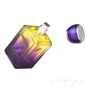 Bouteilles de parfum en verre violet et lotion rechargeable de 500ml Mini bouteille de parfum pastel de fournisseur unique - Product Image 6