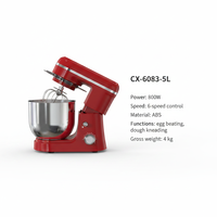 Super Septembre CANXIN Batidora De Pie 5L Robot Pâtissier Moteur en Cuivre Pur Faible Bruit