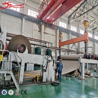 Mesin Pembuat Kertas Bergelombang 4400mm Buatan China, Peralatan Produksi Kertas Kraft Bergelombang Flute