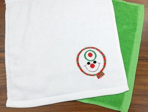 Toalla de árbol de Navidad, toalla de cara bordada, 100% algodón, mano - Product Image 6