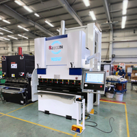 SANXIN entièrement automatique 6 axes Servo CNC presse plieuse 1300mm pur presse plieuse électrique banc pour le traitement de l'aluminium