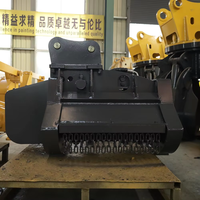 Aksesoris Excavator Diesel Berkualitas Tinggi, Mesin Pencacah Kayu dengan Komponen Inti Bantalan Motor Merek MONDE untuk Dijual