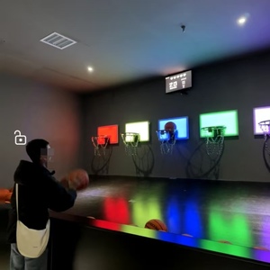 Entretenimiento interior Baloncesto Deporte Niño Adulto Arena Activar Juego Juegos de aro interactivos para Parque de Atracciones Jeux Basket - Product Image 1