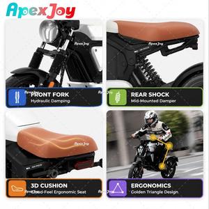 Motocicleta Eléctrica Apexjoy TROMOX-M05 con Protección, Radar ABS, 70km/h, 2500W, 48V48Ah, 80km, E-TCS, Aplicación Inteligente, Control Remoto - Product Image 6
