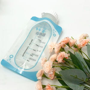 Pochettes souples transparentes en PE de 250 ml pour produits chimiques, résistantes à la corrosion, avec grand bec verseur, imprimées par gravure, pour emballage de sécurité - Product Image 3