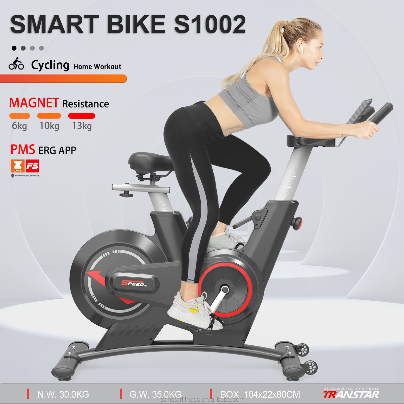 Spin Bike JOROTO X2PRO Bluetooth Exercise Bike, Stationary Indoor