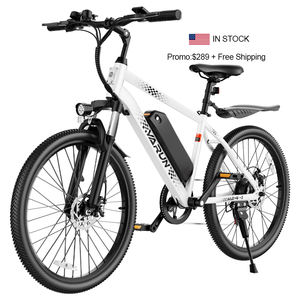 Bicicleta Eléctrica de Montaña VARUN de 24 Pulgadas, 350W, Suspensión Delantera, 50KM de Autonomía, Shimano 7 Velocidades, para Desplazamientos Diarios, para Adultos, Envío desde Almacén en EE. UU. - Product Image 1