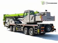 Grue mobile sur camion Zoomlion ZTC500H5-2 de 50 tonnes, modèle 2020, d'occasion |   Moteur hydraulique de boîte de vitesses de 43 m