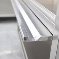 Banc de travail de cuisine en acier inoxydable pour restaurant/armoire de rangement/table de préparation des aliments avec 3 tiroirs